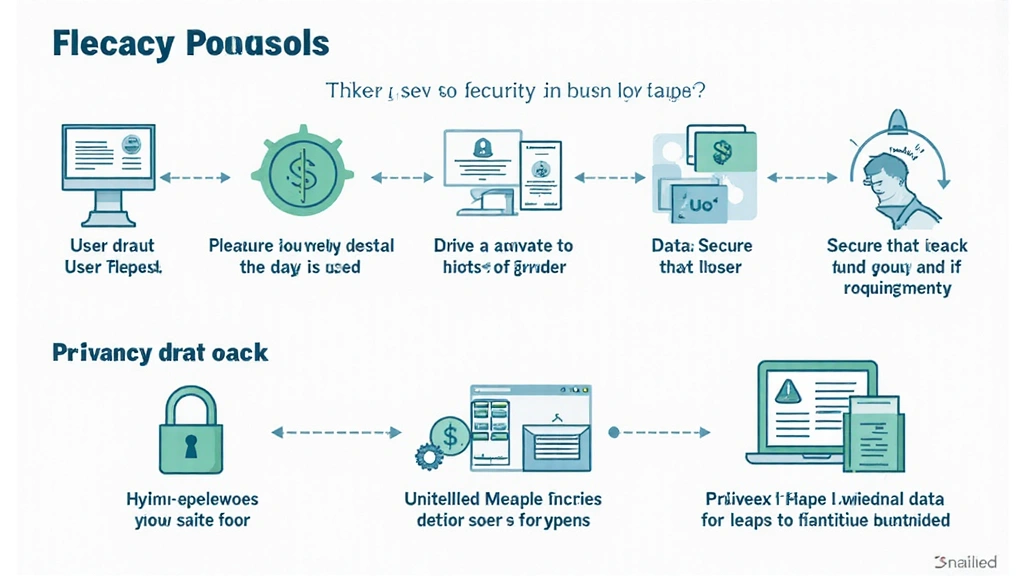 Diagram showing data flow and security measures